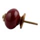 Solid Cherry Golden Fitting Cabinet Knob